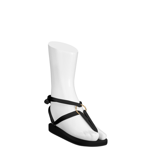 Classic Bänder mit Goldring schwarz