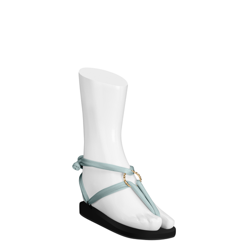 Classic Linten Zilver met Gouden Ringen