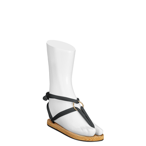 Classic Laces Lead Grey with Gold Rings