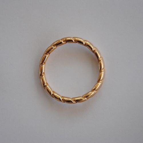 Classic Print Laces  Leopard with Gold Rings