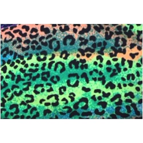 Fabric Sandals Original Green Leopard