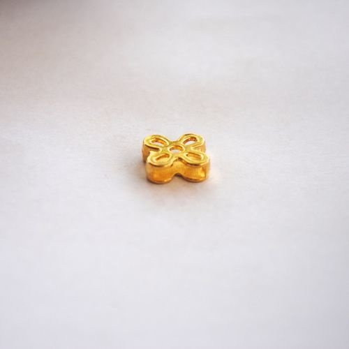 Gold  Flower Charm