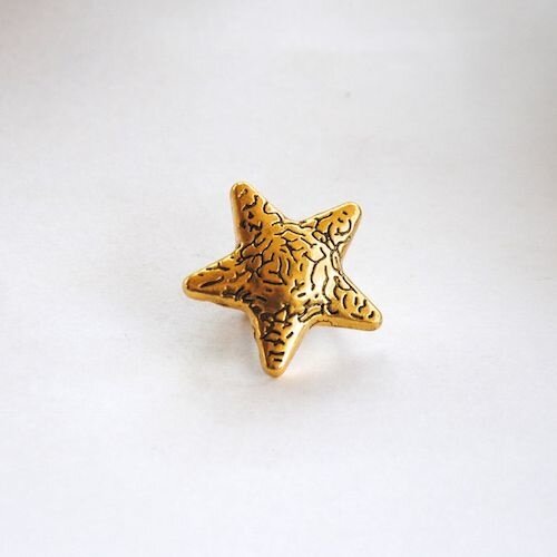 Gold Star Charm