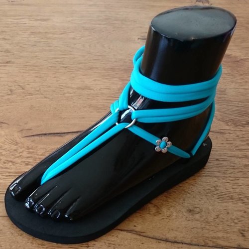 Silver Flat Flower Charm