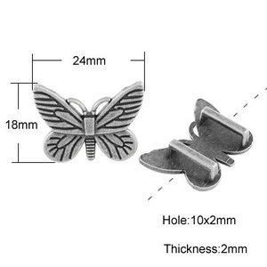 Silver Butterfly Charm