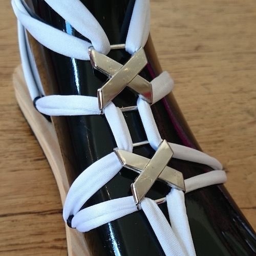 Sandal Buckle Silver Charm X