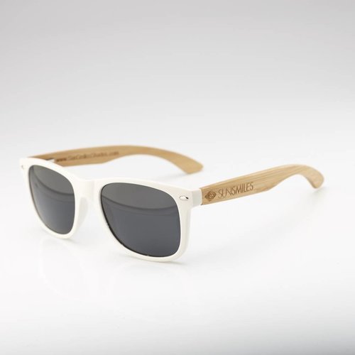Bamboo Sunglasses White