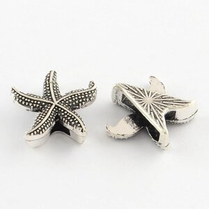 Silver Star Fish Charm