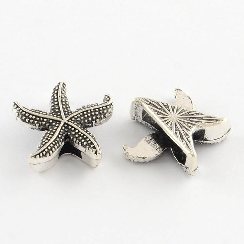 Silver Star Fish Charm