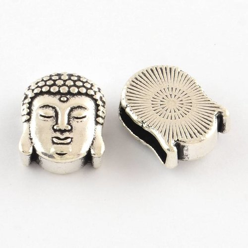 Silver Buddha Charm