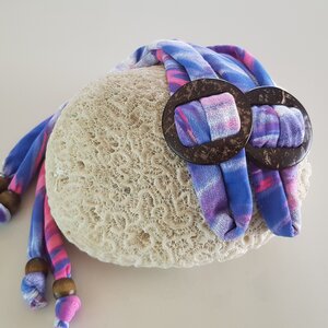 Coco Print Lace Blue Flower Coco Print Lace Blue Flower
