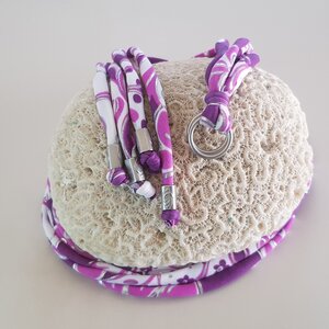 Gladiator Print Laces Lila Flower Gladiator Print Laces Lila Flower