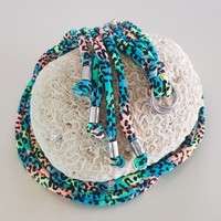 Gladiator Print Laces Green Leopard Gladiator Print Laces Green Leopard