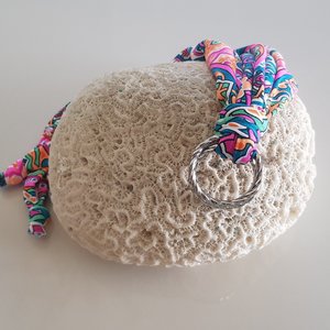 Classic Print Linten Marocco met Zilveren Ringen