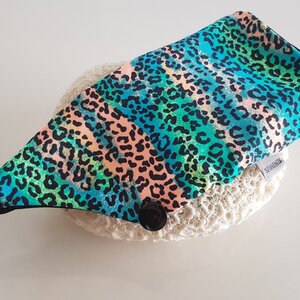 Fabric Sandals Original Green Leopard