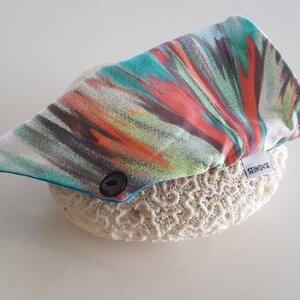 Socken lang Turquoise Tie-dye