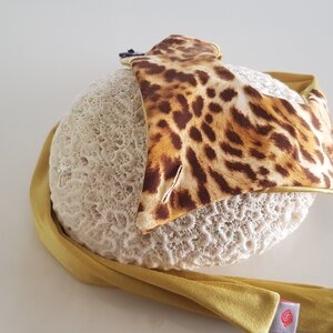 Stoff-Sandalen im Ballet-Stil Panther