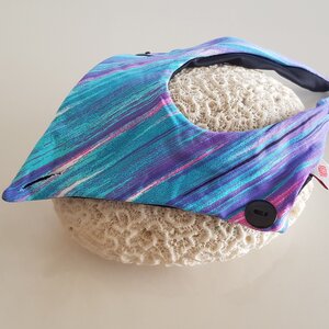 Fabric Sandals Mini Blue Brush