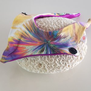 Fabric Sandals Mini Yellow Tie-dye