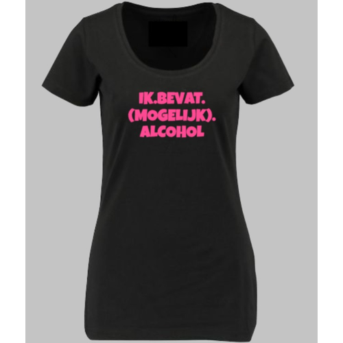 T-shirt *IK.BEVAT.(MOGELIJK).ALCOHOL* 