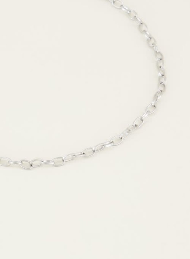 Moments necklace small zilver 38+5CM