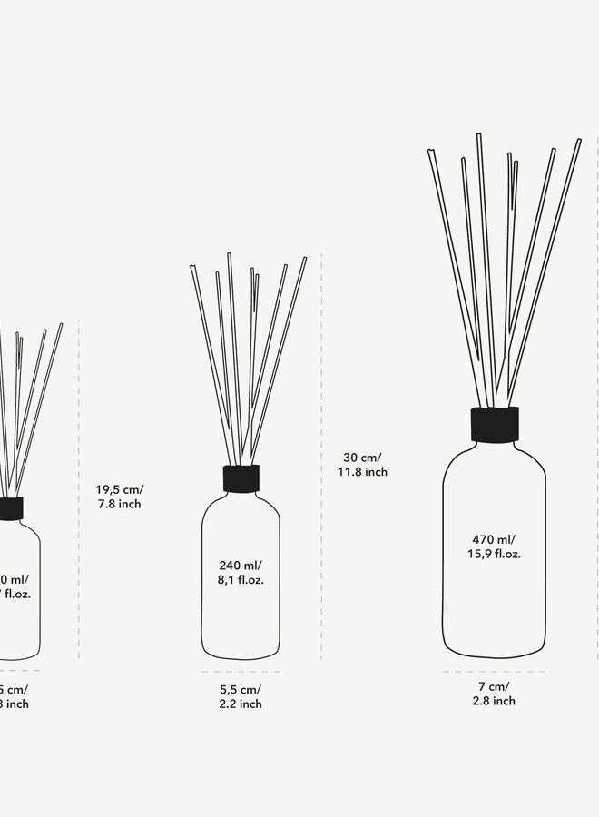 Fragrance Sticks Objets d'Amsterdam  250 ml