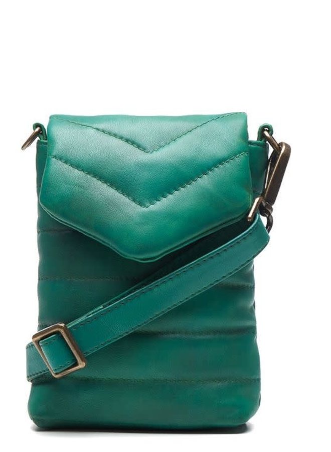 Valencia Padded Phone Bag - Green