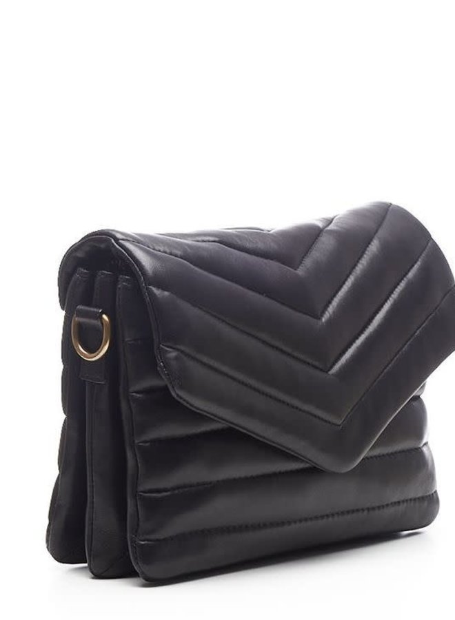 Valencia Padded Handbag - Black
