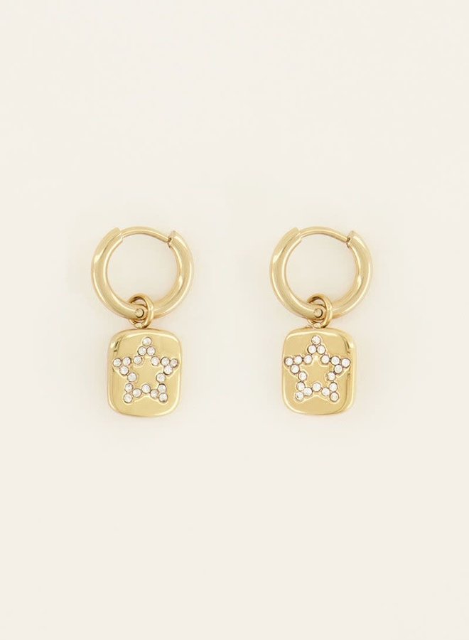 Earring strass star