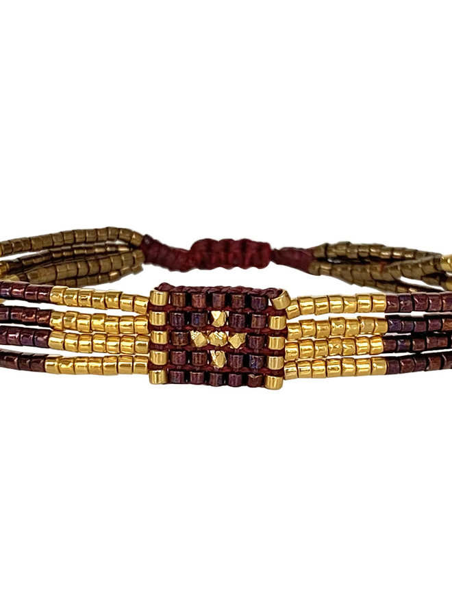 BL CRUZ 01 AW22-BRACELET, GLASS BEADS