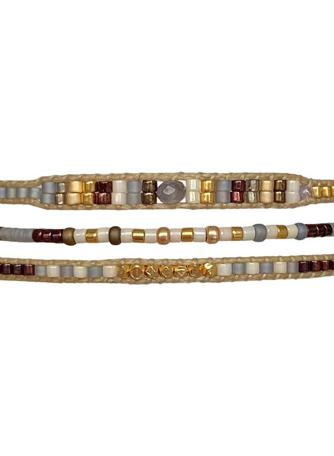 BP1L 02 AW22-BRACELET, GLASS BEADS