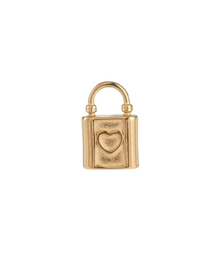 Love Lock Pendant - 14K