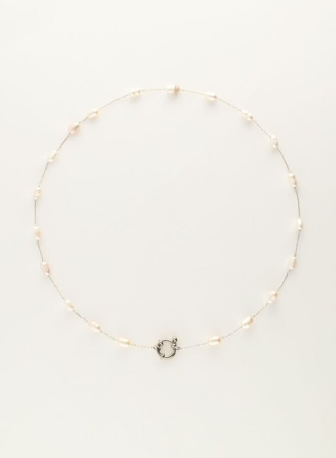 Valentijn minimalistische ketting met parels
