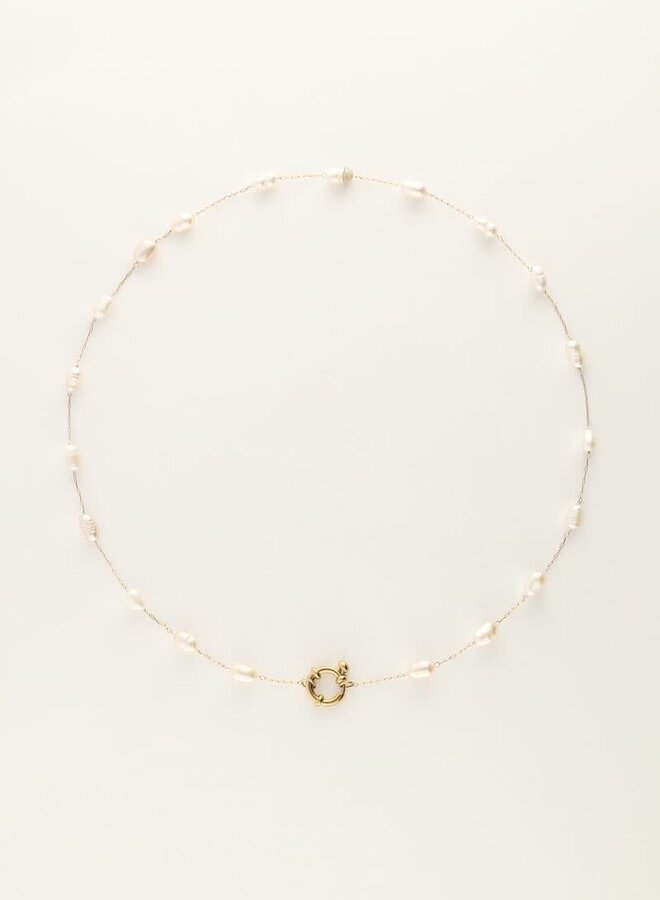 Valentijn minimalistische ketting met parels