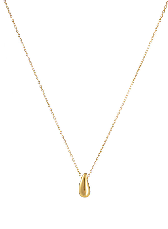 Haily Drop Necklace - 14K