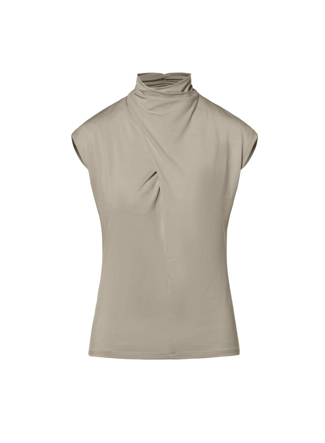 Amy Top - soft khaki green