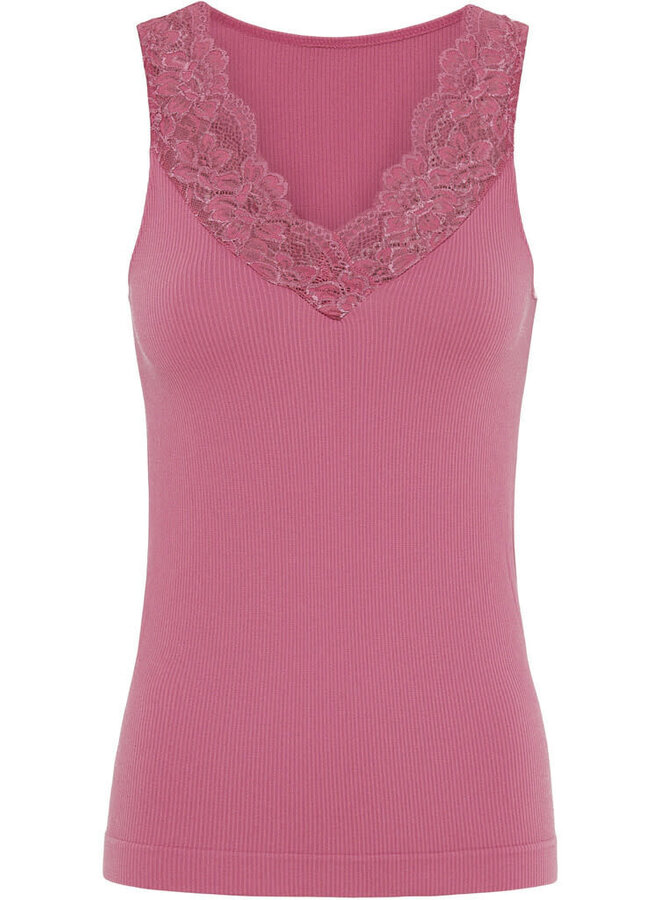 Belen v-lace Top -  Malva