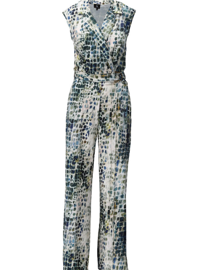 Crossover jumpsuit, reptile design  - P791