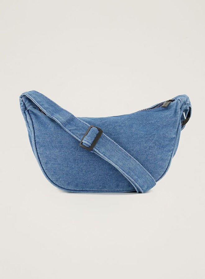 Denim crossbody tas