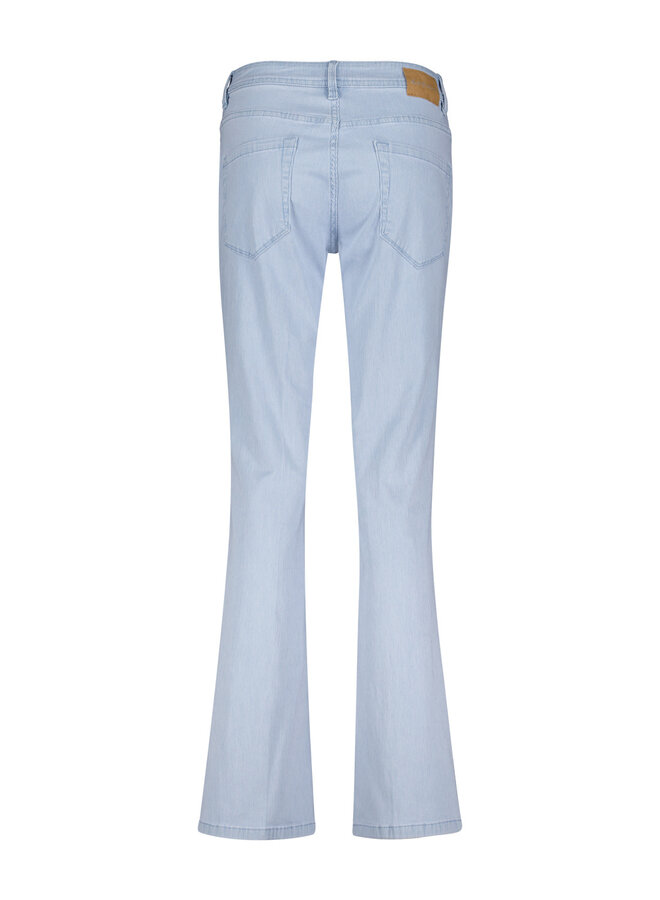 Bibette coloured denim stripe  - bleach blue