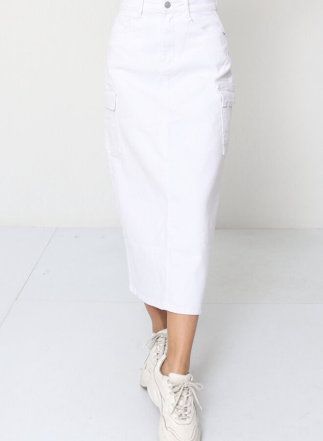 Jeans rok HM6519-2  - White