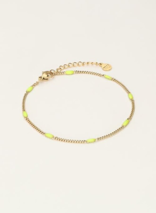 Ocean minimalistische armband lime