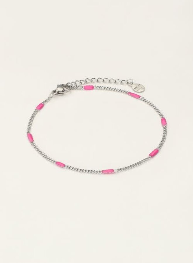 Ocean minimalistische armband roze