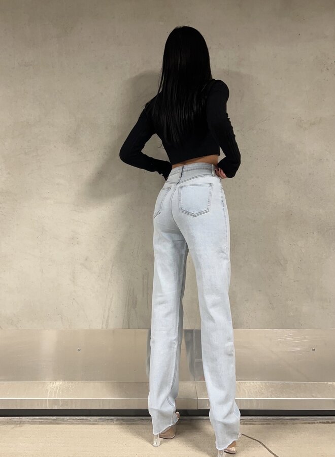 Wide Leg jeans  RD2386 - Light Blue