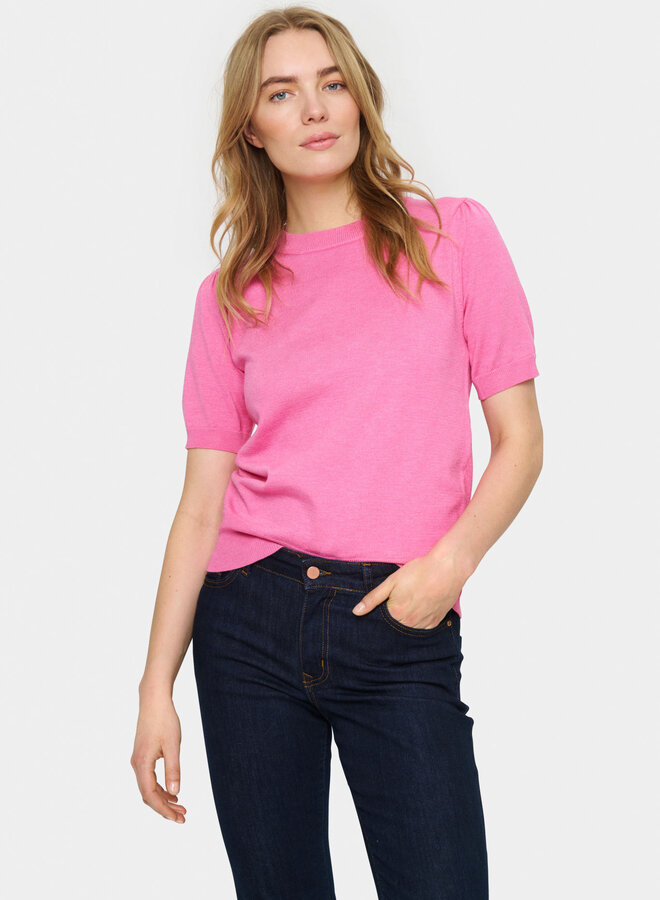 MilaSZ SS Pullover - Pink Cosmos Melange