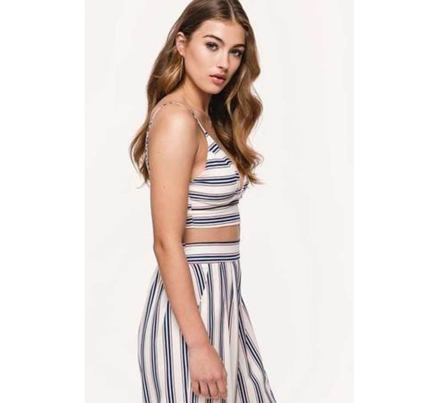 Let go of stripes - gestreepte crop top