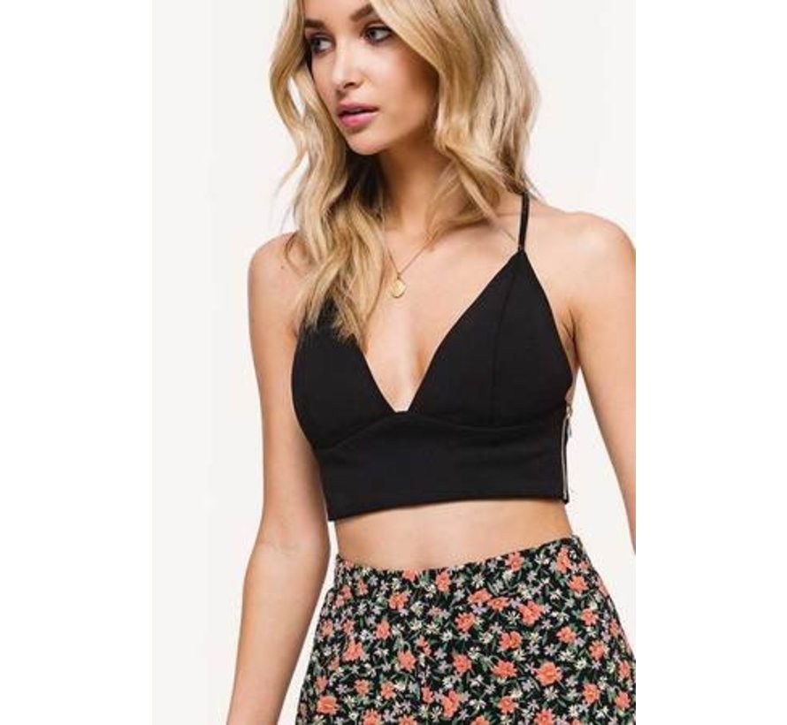 Crop top - black beauty