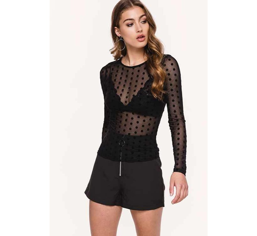 Love you dots - black