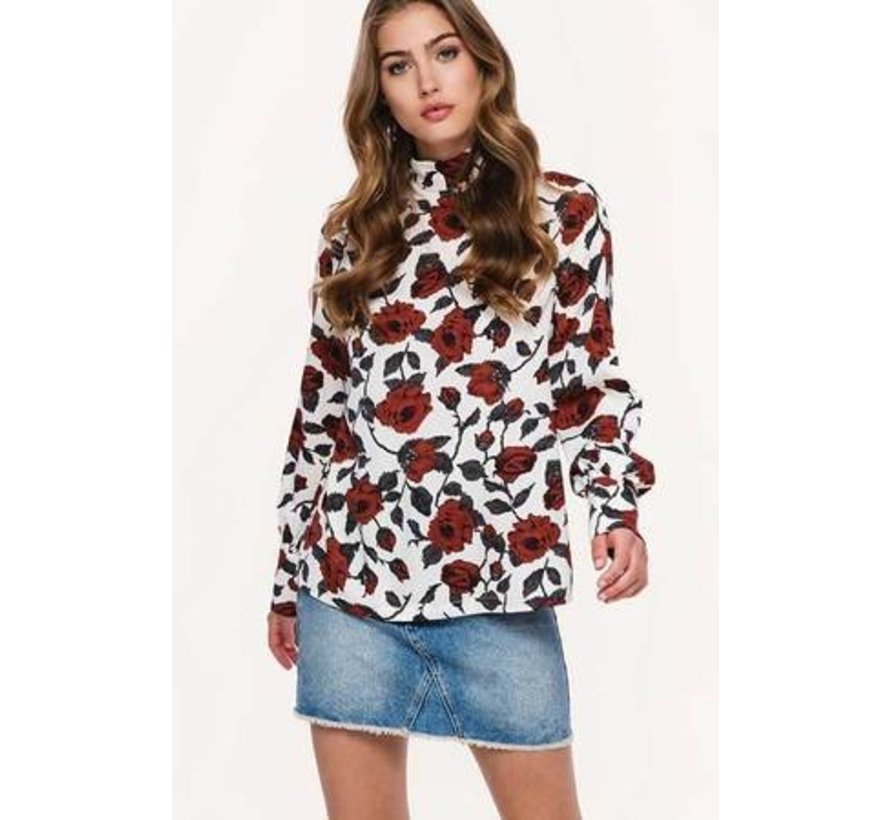 Flower power - Bloemenprint top