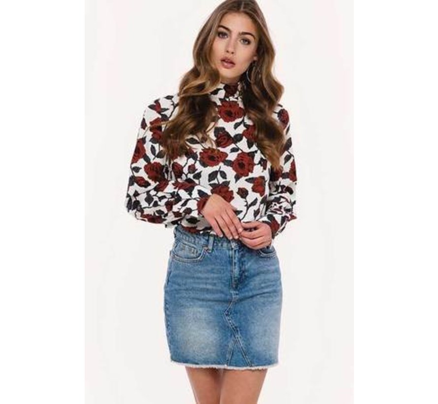 Flower power - Bloemenprint top